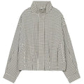 Cropped Gingham Check Shacket