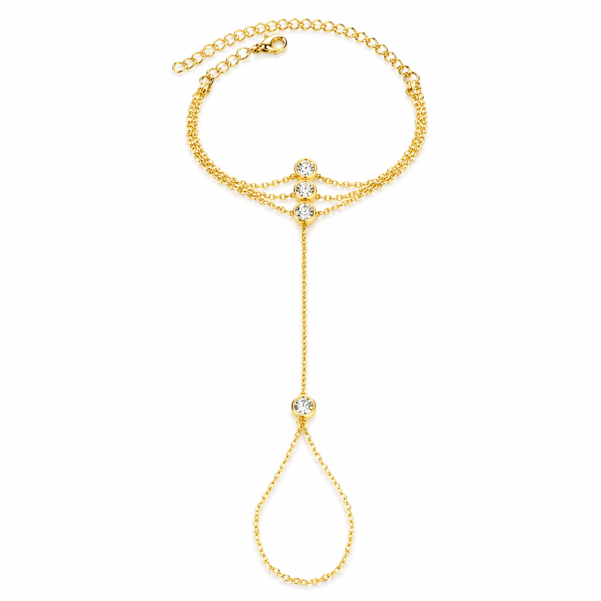 LILIA HAND CHAIN | GOLD - ÉCLAT MARBELLA